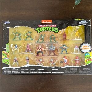 Nickelodeon Teenage Mutant Ninja Turtles Nano Metalfigs Set Die Cast